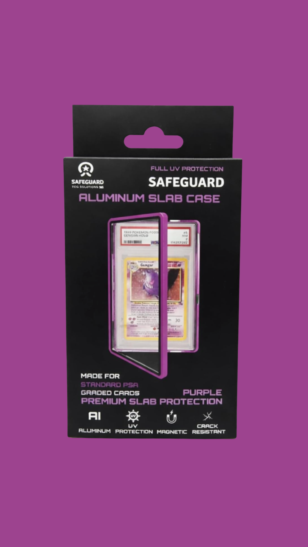 Safeguard PSA Slab Protector -Purple