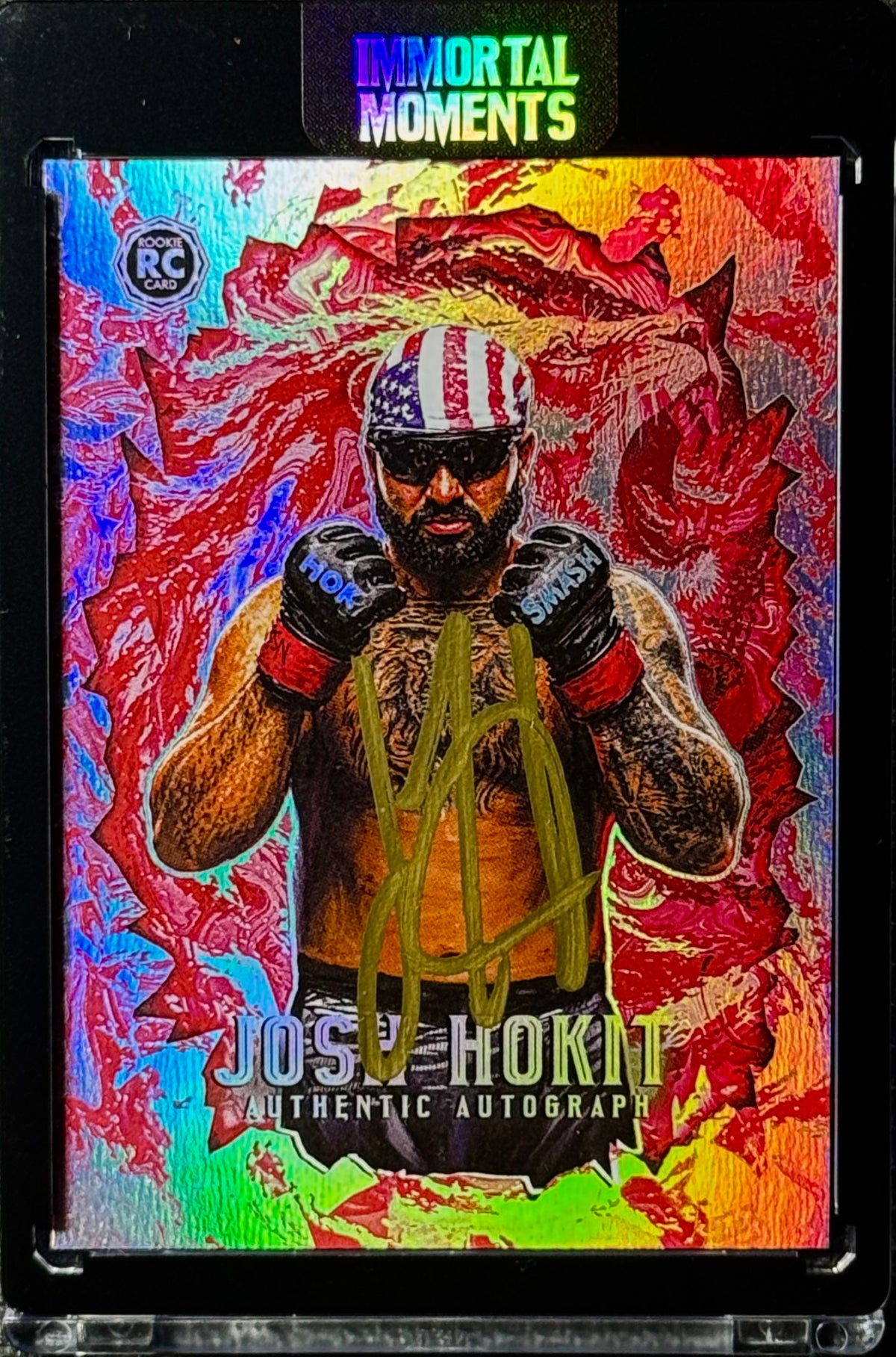 2026 Immortals Immortal Moments Josh Hokit Rookie Auto “Incredible Hok” Red #/25