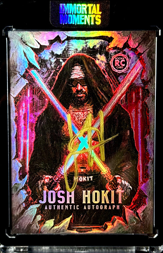2026 Immortals Immortal Moments Josh Hokit Rookie Auto “Darth Hokit” Red Saber #/40
