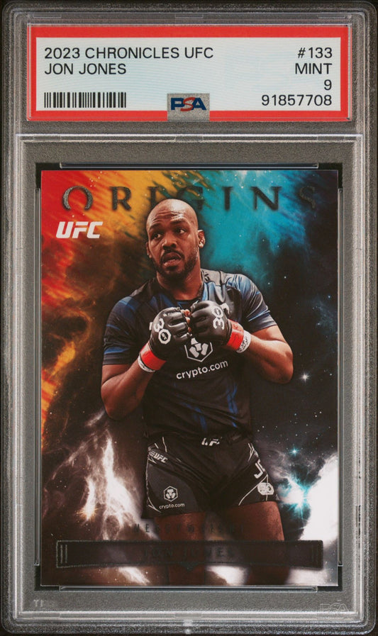 2023 Chronicles UFC Jon Jones Origins PSA 9