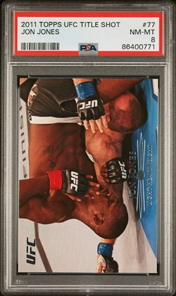 2011 Topps UFC Title Shot Jon Jones PSA 8