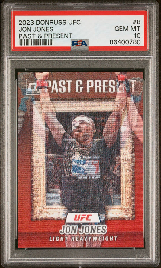 2023 Panini Donruss UFC Past and Present Jon Jones PSA 10