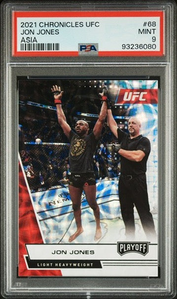 2021 Chronicles UFC Jon Jones Playoff Asia T-mall PSA 9 (POP 1)