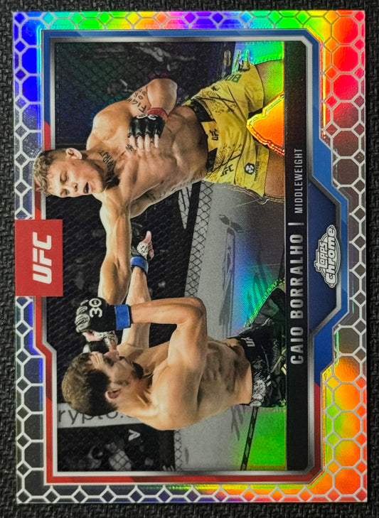2025 Topps Chrome UFC Caio Borralho Octofractor #/8