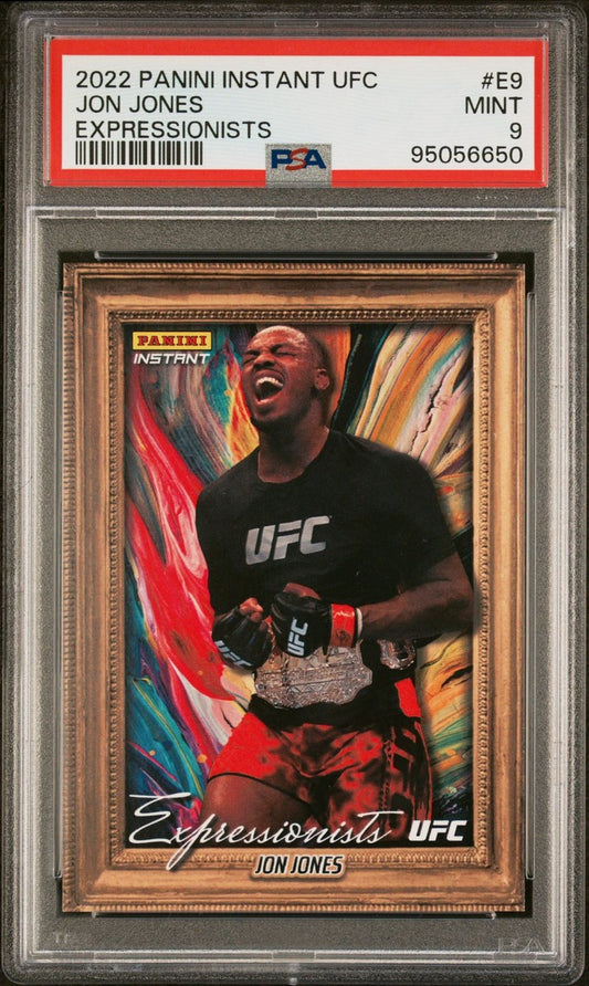 2022 Panini Instant UFC Jon Jones Expressionists #/554 PSA 9 (Pop 1)