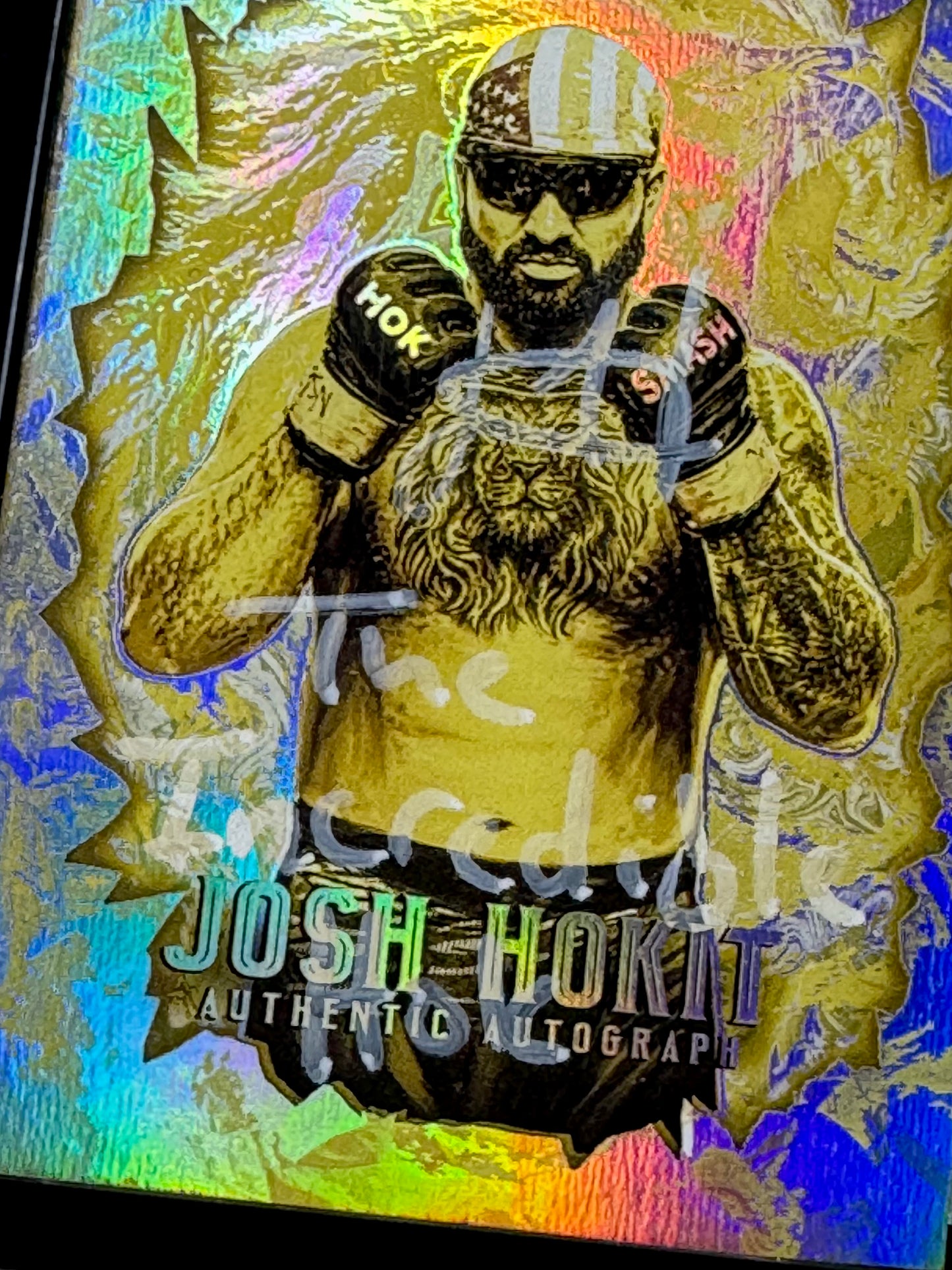 2026 Immortals Immortal Moments Josh Hokit Rookie Auto “Incredible Hok” Gold #/5