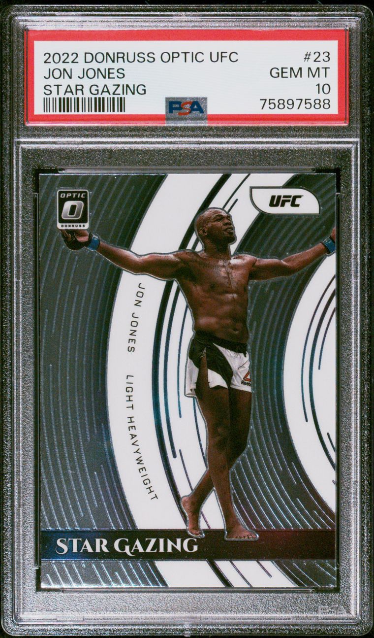 2022 Donruss Optic UFC Jon Jones Star Gazing PSA 10
