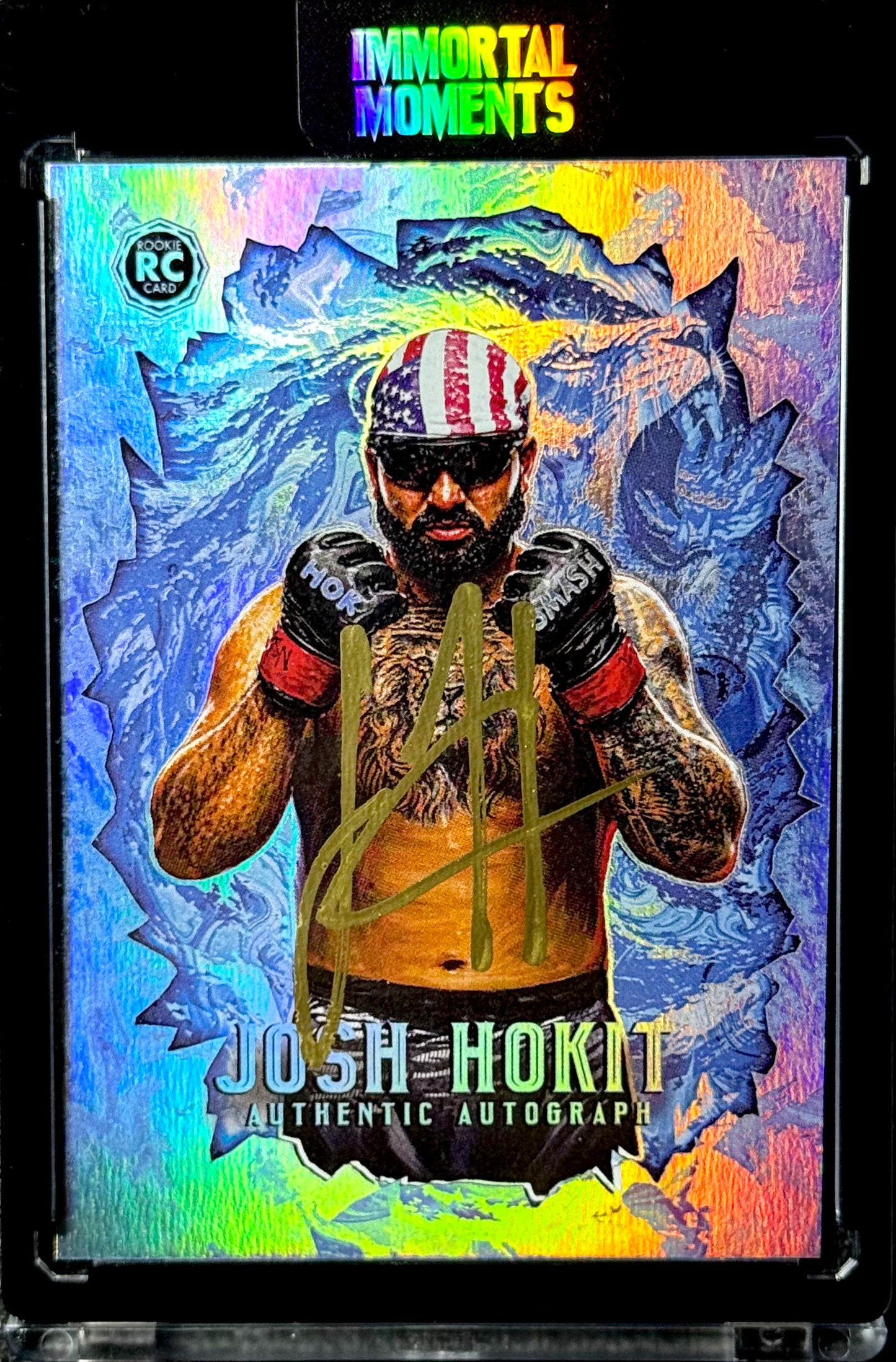 2026 Immortals Immortal Moments Josh Hokit Rookie Auto “Incredible Hok” Blue #/10