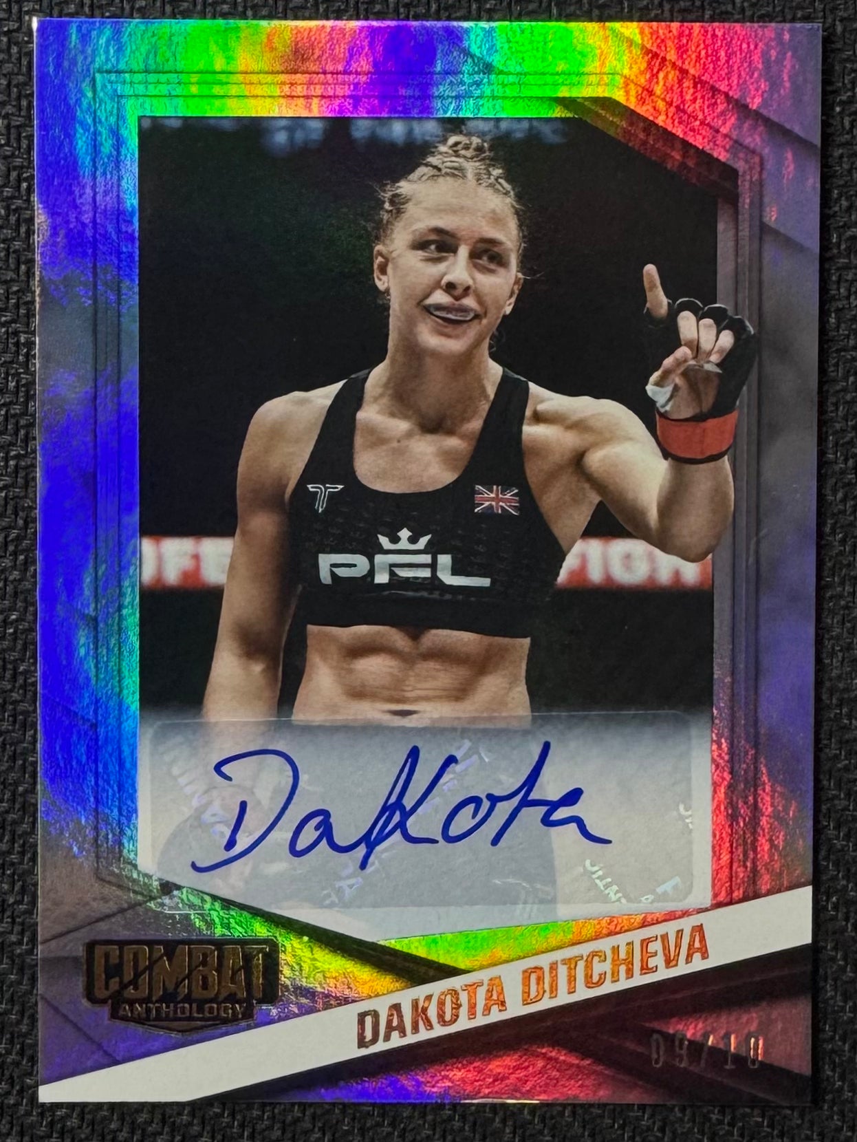 2025 Panini Combat Anthology Dakota Gold Auto #/10