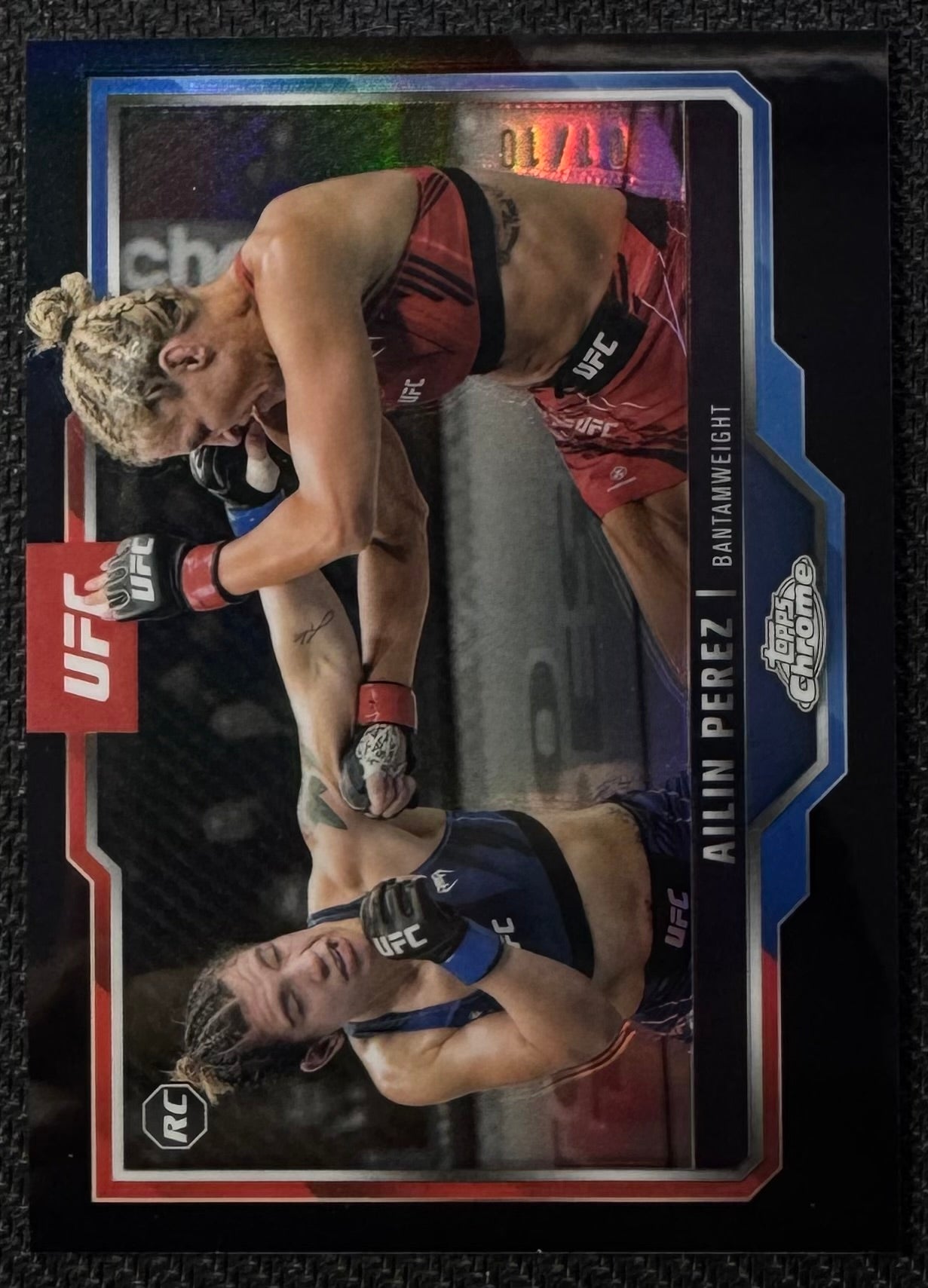 2025 Topps Chrome UFC Ailin Perez Black Refractor #/10