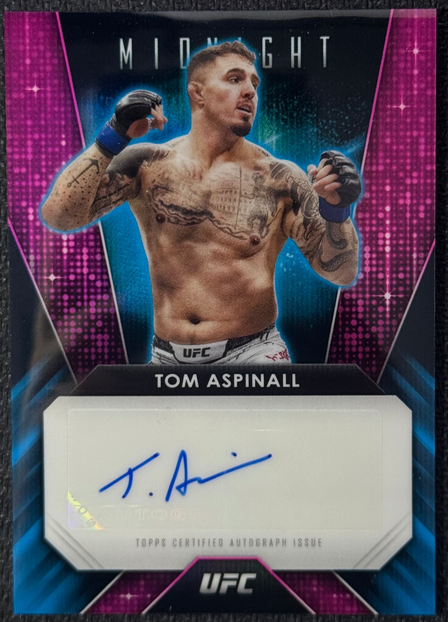 2024 Topps Midnight UFC Tom Aspinall auto #GG-TAL