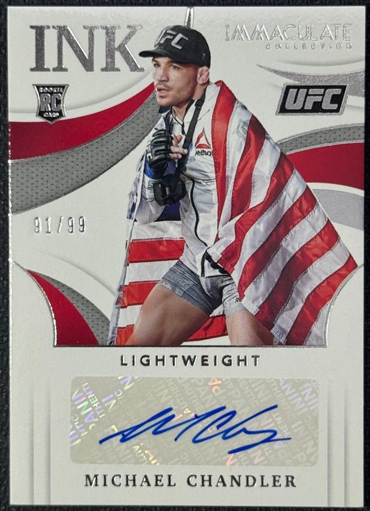 2021 Panini Immaculate UFC Michael Chandler #II-MCH Auto #/99