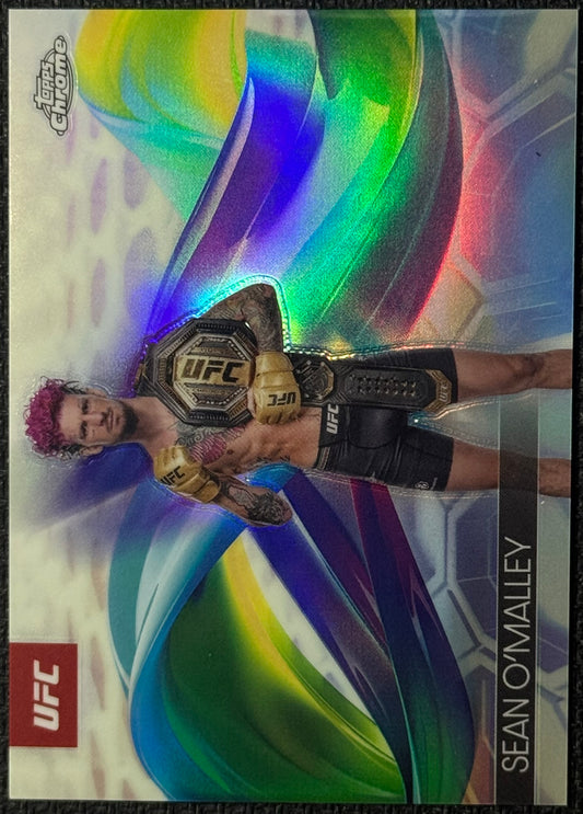 2025 Topps Chrome UFC Sean O'Malley Helix Case Hit SSP #HEL-5