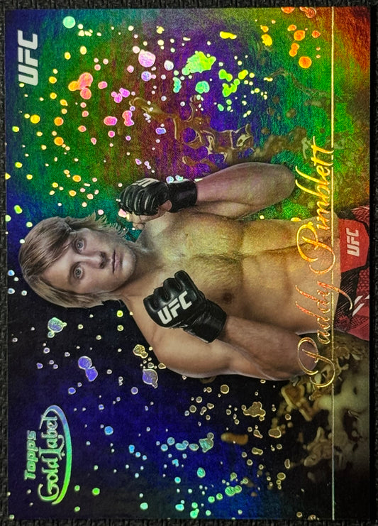 2024 Topps Gold Label UFC Paddy Pimblett Gold Splatter Case Hit SSP