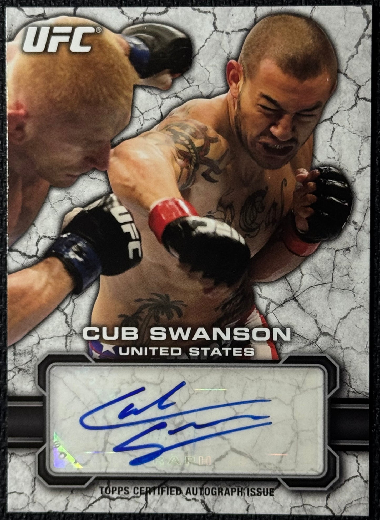 2013 Topps UFC Bloodlines Fighter Auto Cub Swanson #FA-CS Auto