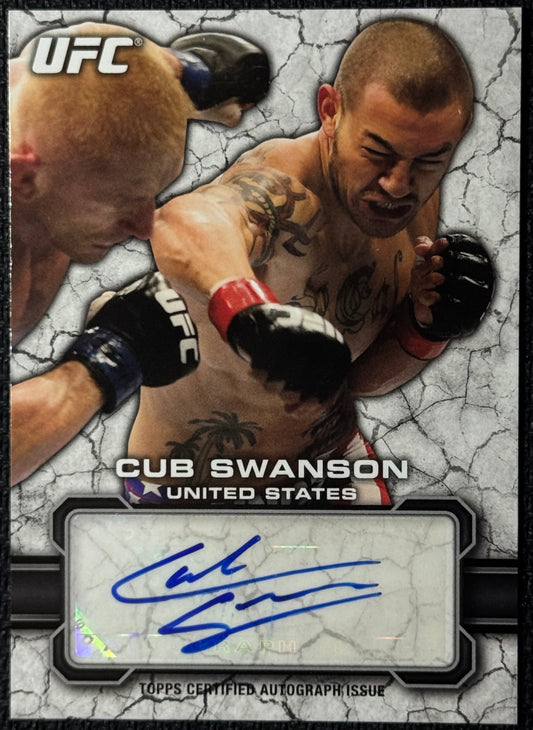 2013 Topps UFC Bloodlines Fighter Auto Cub Swanson #FA-CS Auto