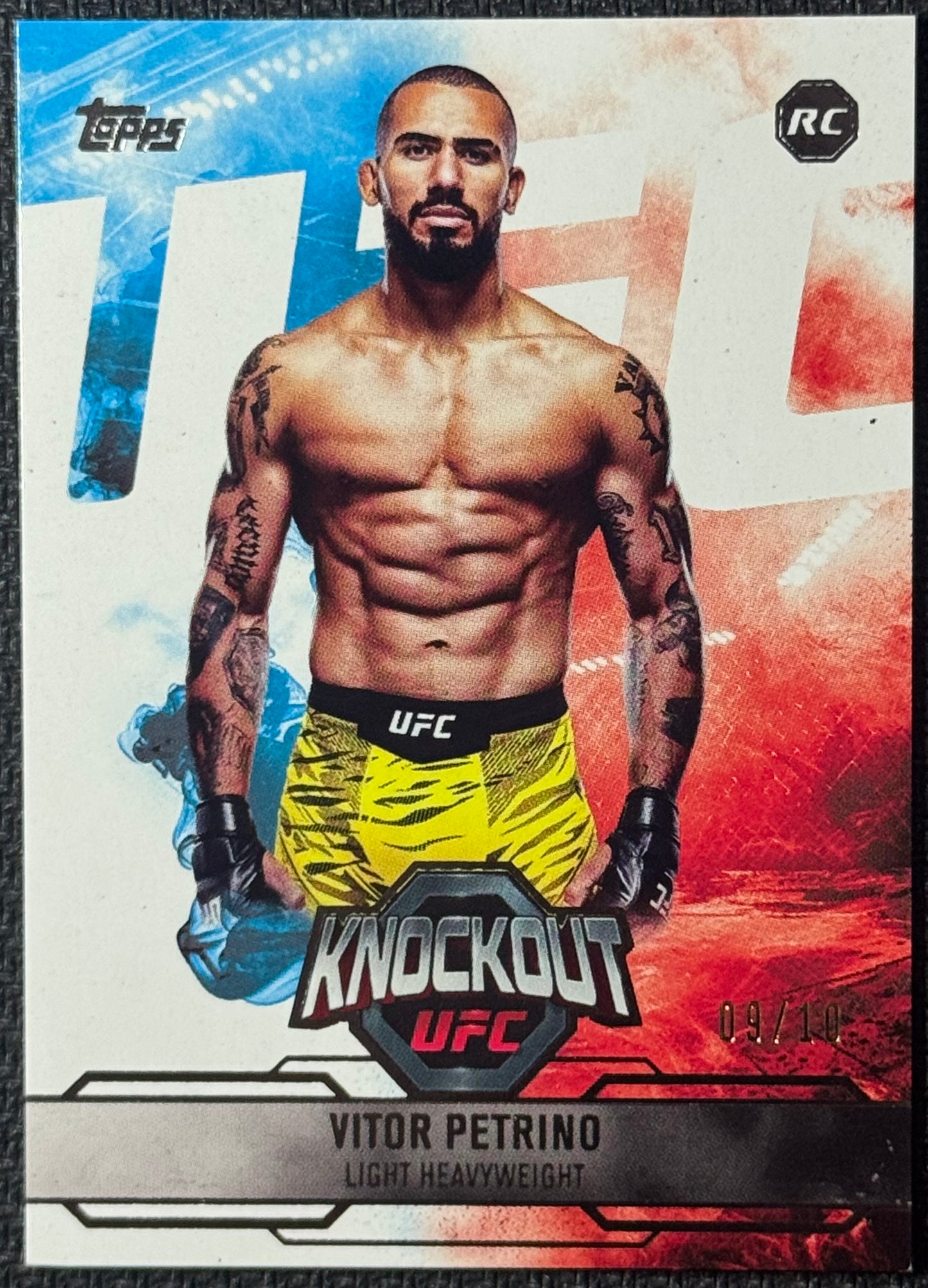 2025 Topps Knockout UFC Vitor Petrino Black #/10