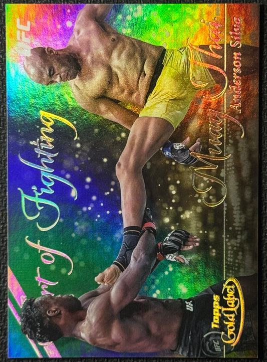 2024 Topps Gold Label UFC Anderson Silva Art Of Fighting Rare SSP Case Hit