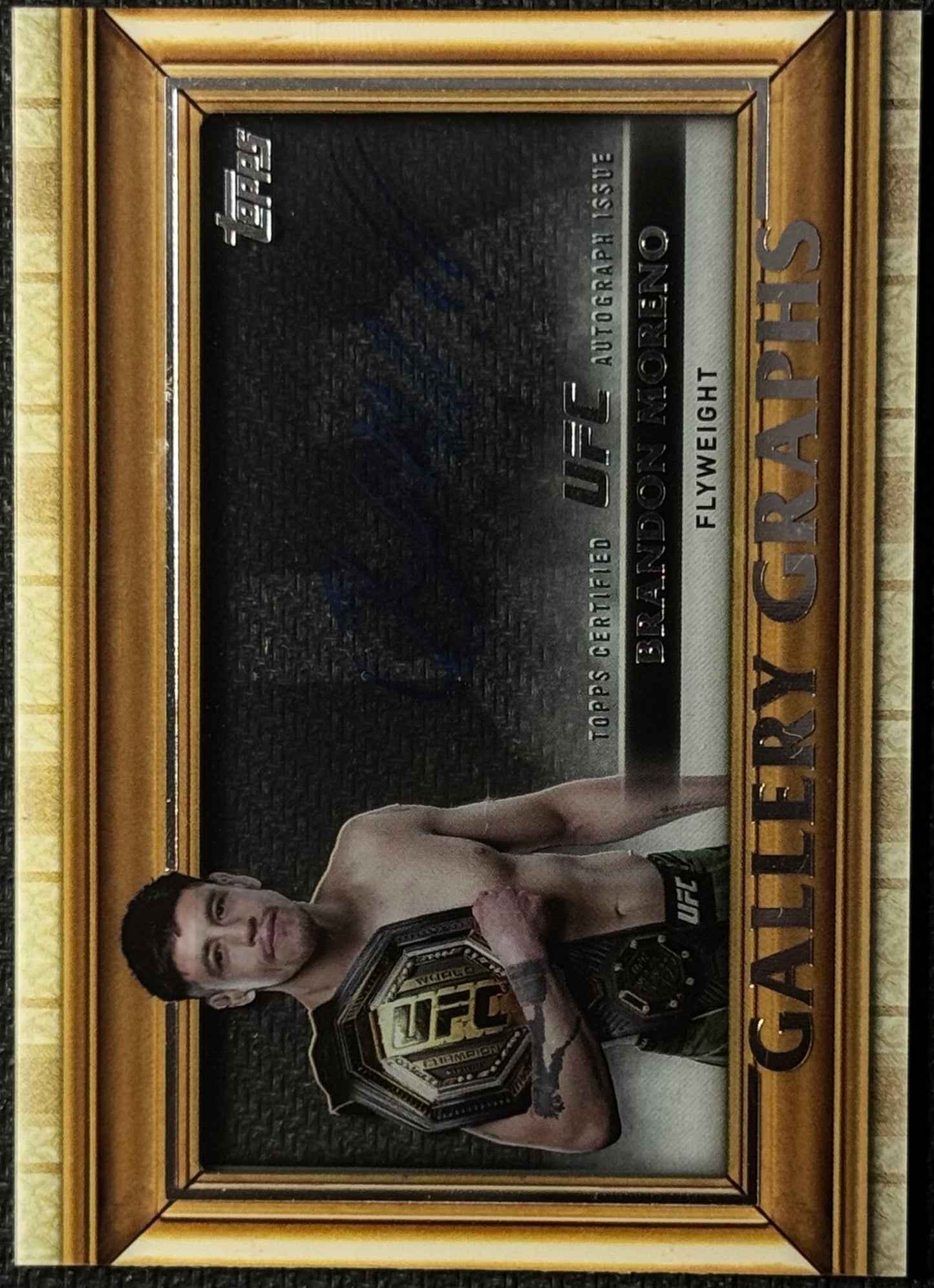 2024 Topps UFC Knockout Brandon Moreno Gallery Graphs #GYG-BMO