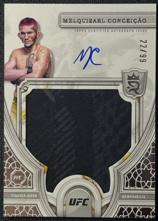 2024 Topps Royalty UFC Melquizael Conceicao Rookie Patch Auto #/99
