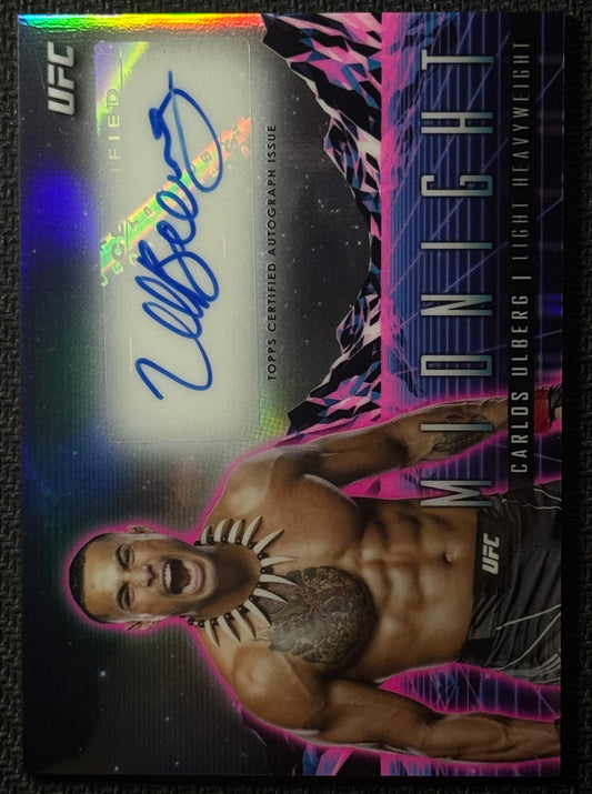 2024 Topps Midnight UFC Carlos Ulberg Horizon Signatures #HS-CUG