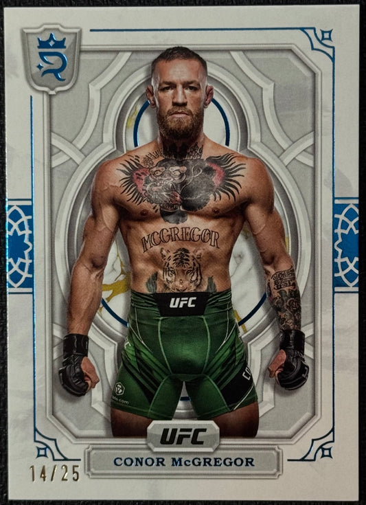 2024 Topps Royalty UFC Conor McGregor #1 Blue #/25