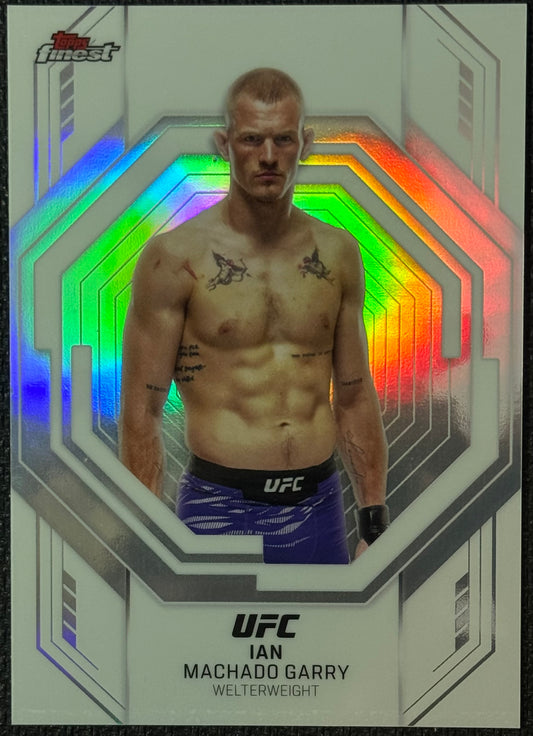 2025 Topps Finest UFC Ian Machado Garry#FW15 Framed In White Case Hit