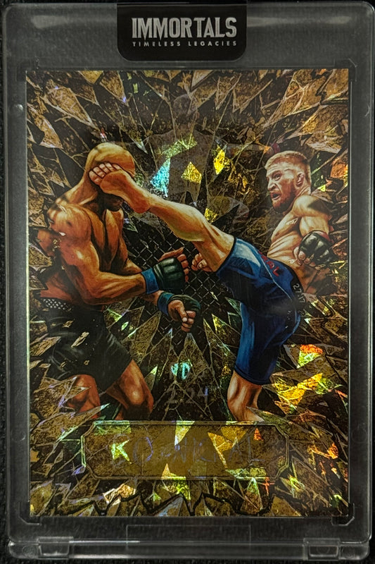 2025 Immortals X Spector Art Bo Nickal “Walk Off” Gold Cracked Ice #/30