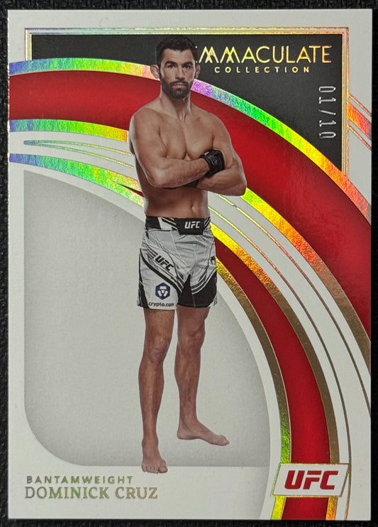 2022 Immaculate UFC Dominick Cruz Gold #/10
