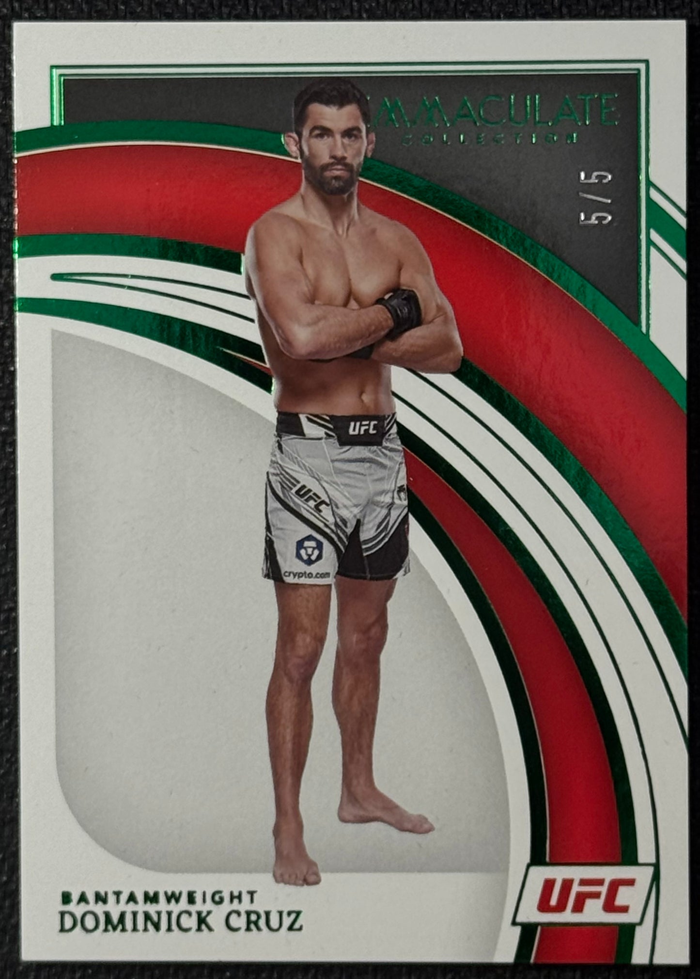 2022 Immaculate UFC Dominick Cruz Green #/5