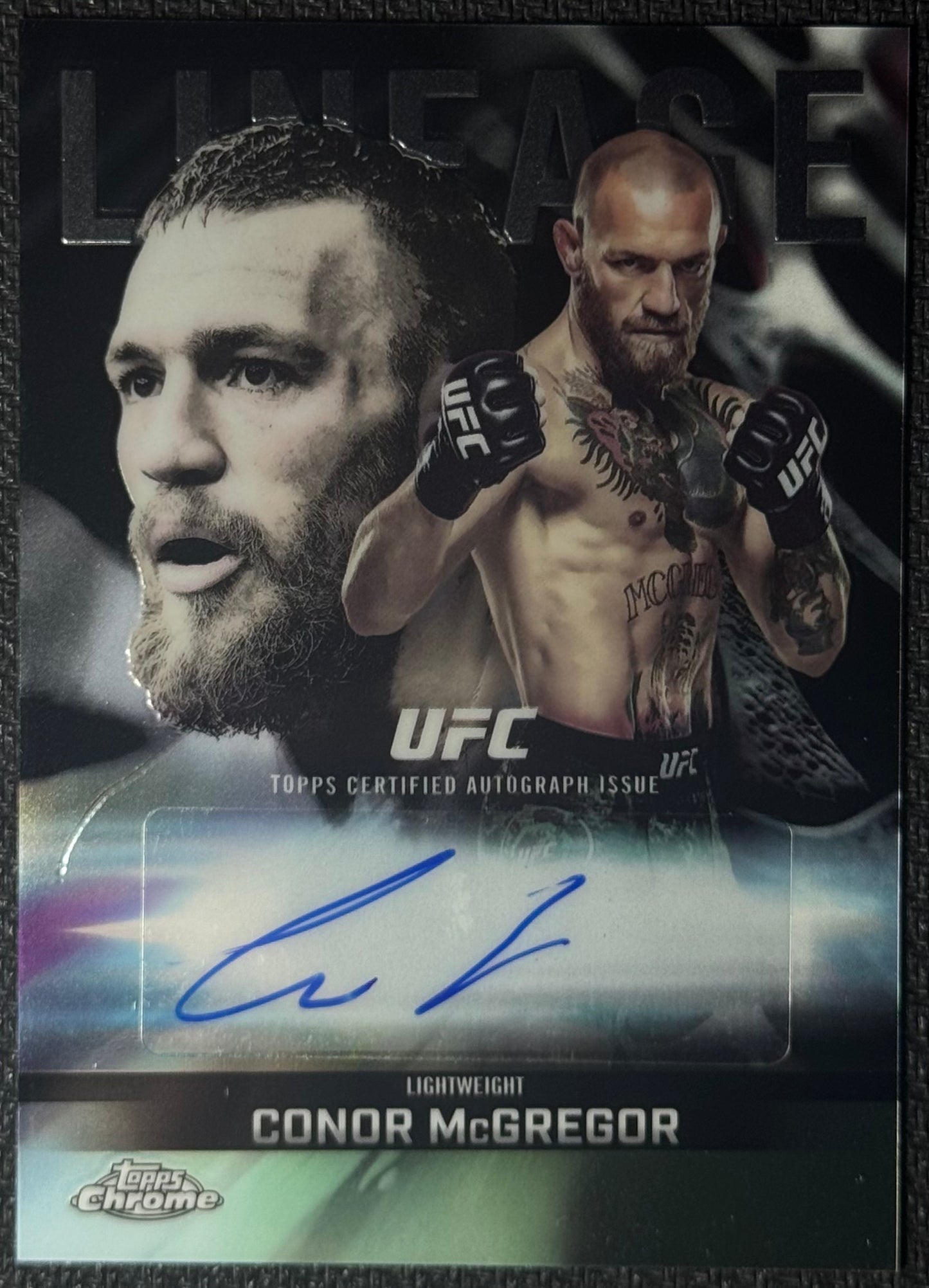 2026 Topps Chrome UFC Conor McGregor Lineage Autograph