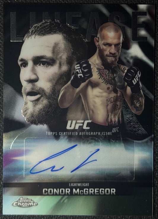 2026 Topps Chrome UFC Conor McGregor Lineage Autograph