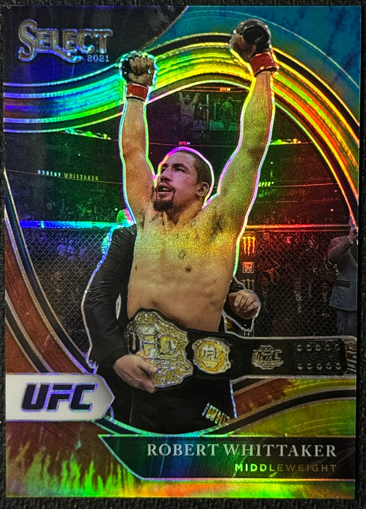 2021 Select UFC Robert Whittaker Octagonside Tie-Dye #/25