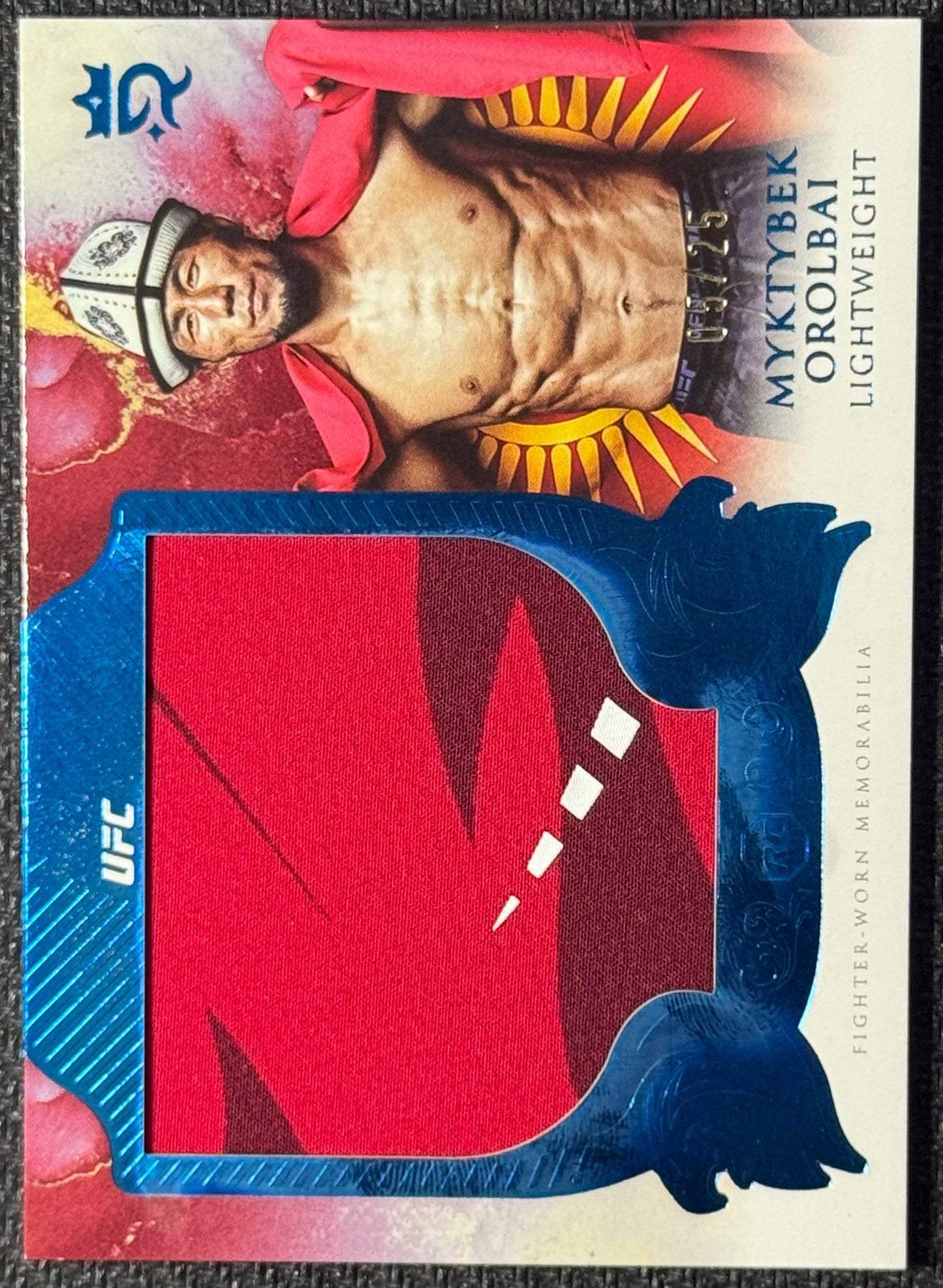 2025 Topps Royalty UFC Myktybek Orolbai RC Jumbo Relic #/25