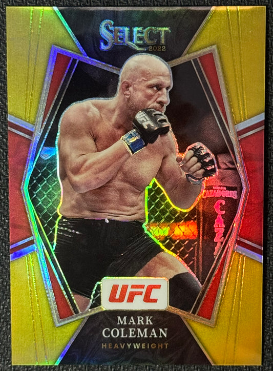 2022 Select UFC Mark Coleman Premier Level Gold #/10