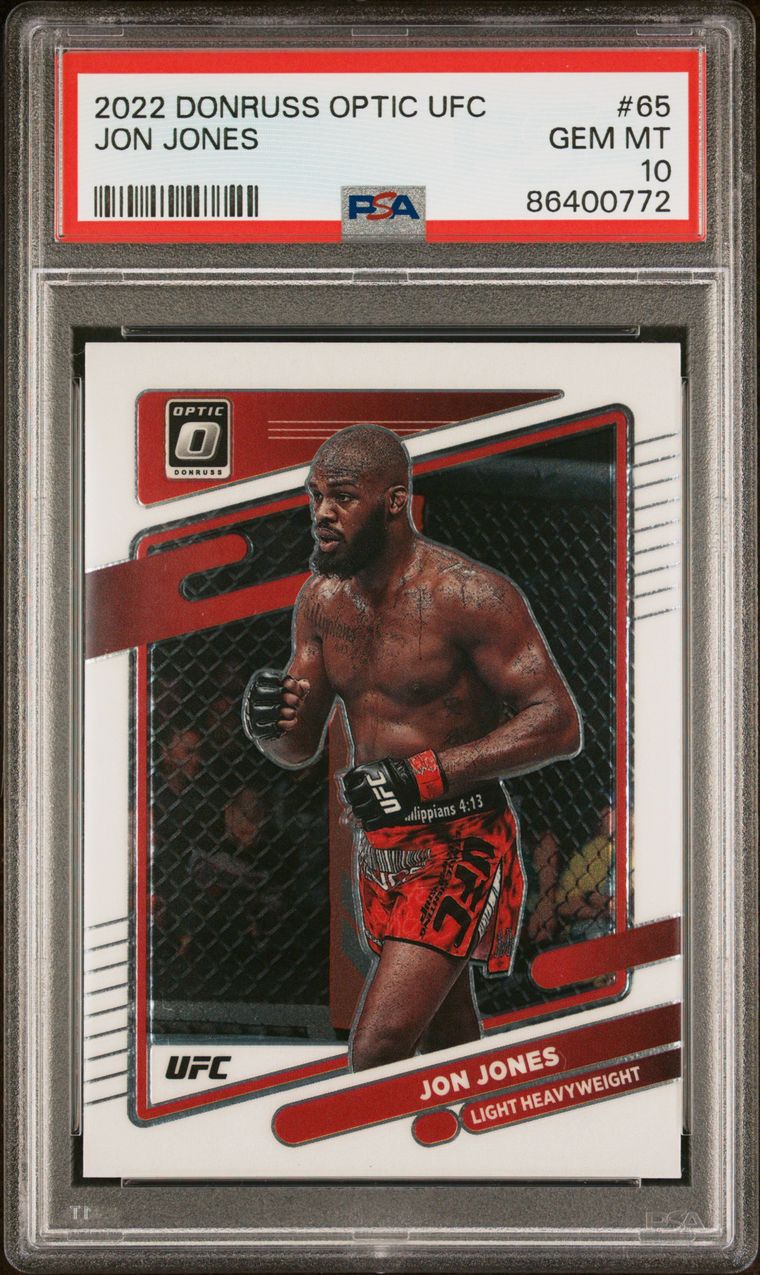 2022 Donruss Optic UFC Jon Jones PSA 10