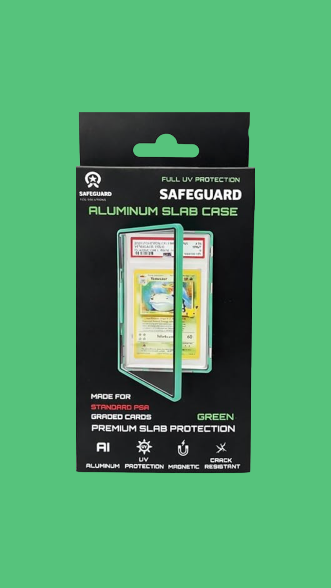 Safeguard PSA Slab Protector - Green