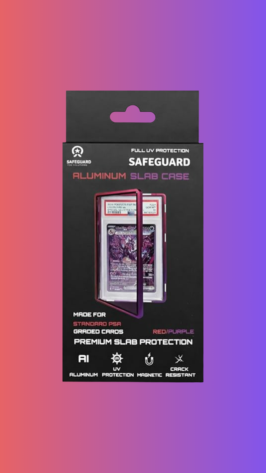 Safeguard PSA Slab Protector - Red/Purple